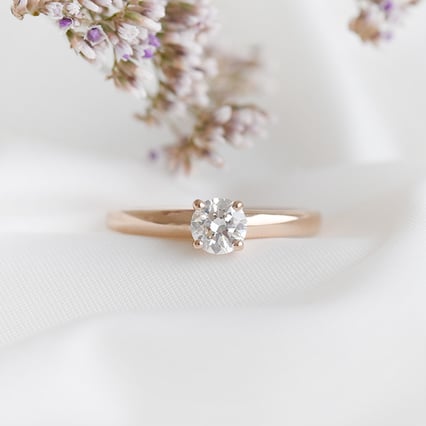 Verlobungsring mit Moissanit Lopa