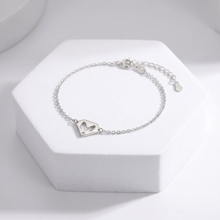 Personalisiertes Armband mit Diamant aus Gold mit Herz Robin 167898