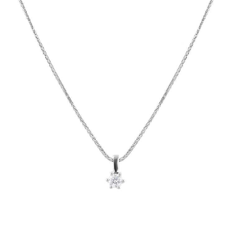 Platinanhänger mit Diamant Bette