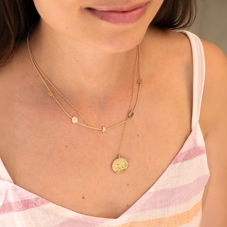 Halskette mit Planeten Der Kleine Prinz 142227