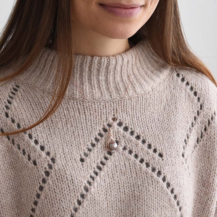 Anhänger mit Perle und Diamanten Renata 79269