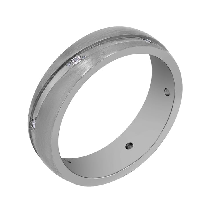 Eheringe aus Titan mit Diamanten Carys 107706