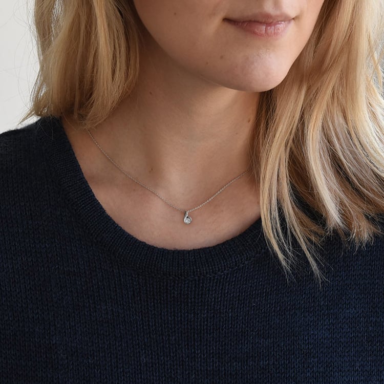 Anhänger mit Moissanit Tilda 120543