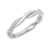 Gewundener Ring mit Lab Grown Diamanten Malea