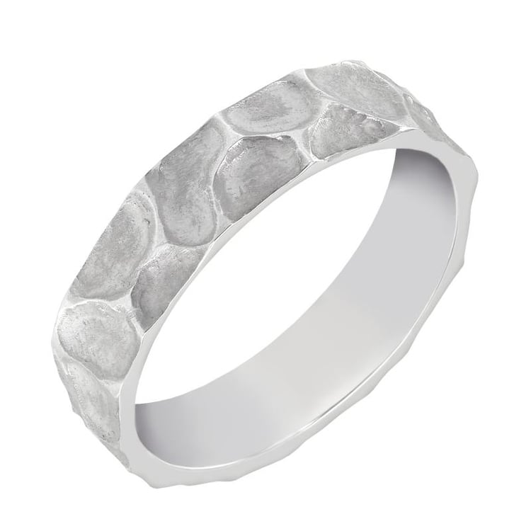 Eheringe aus Gold mit unregelmäßiger Struktur Elias 52627