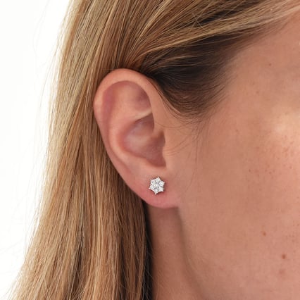 Elegante Diamantohrringe Svetlana