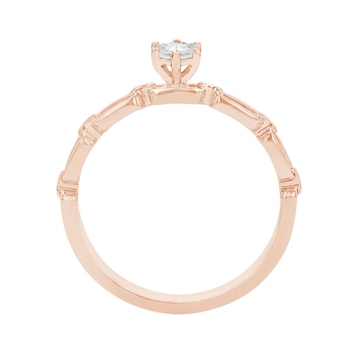 Unkonventioneller Diamantring Suzanne