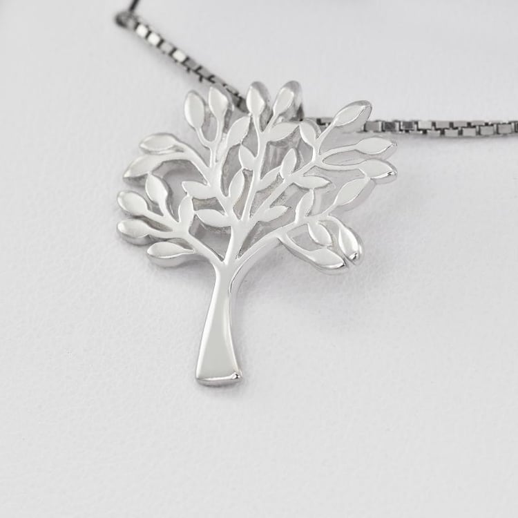 Baum des Lebens Kette in Silber 25255