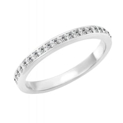Eternity-ring mit 1.25 mm großen Moissaniten Mewya