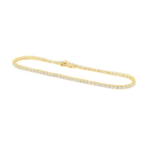 Goldenes Tennisarmband mit Lab Grown Diamanten Betz