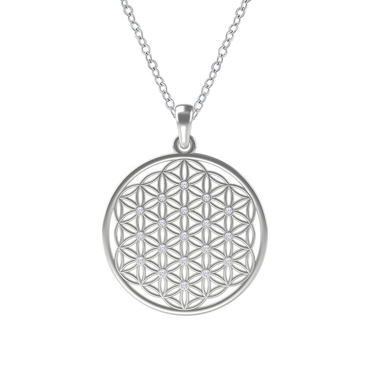 Blüte in der Anhänger mit Diamanten Abelly 114435