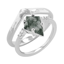 Ring Set mit Achat Vinka