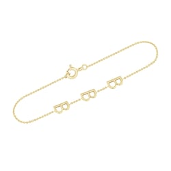 Armband mit 3 Buchstaben Ihrer Wahl Annika