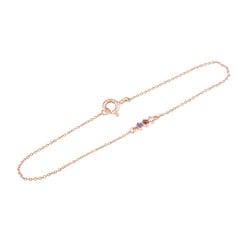 Minimalistisches Armband mit Edelsteinen Ihrer Wahl Joe