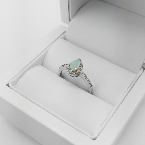 Goldring mit Opal und Diamanten Kezia