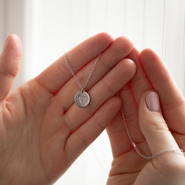 Personalisierter Halskette mit chinesischem Tierkreiszeichen 135183