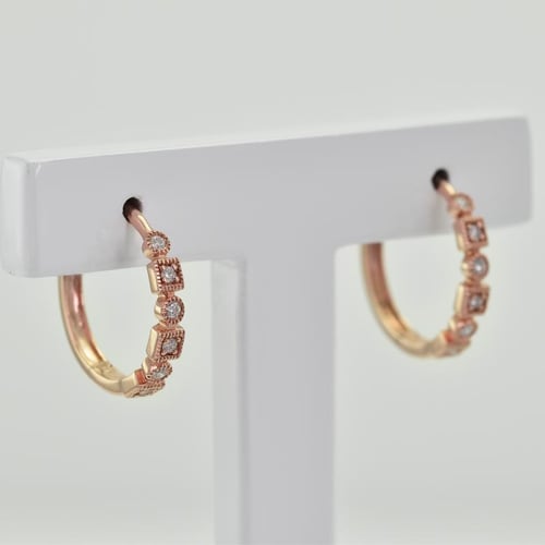 Elegante Diamantohrringe Yvon