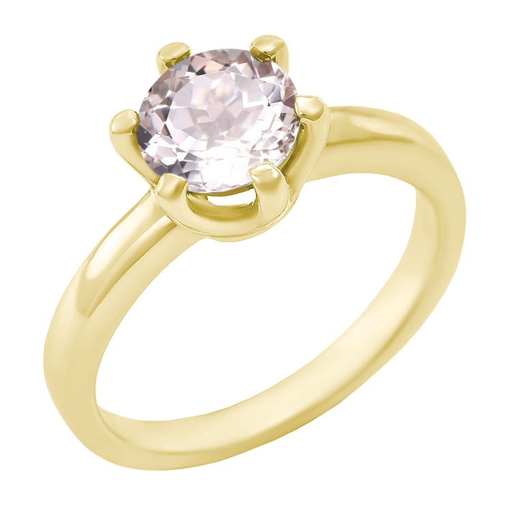 Ring in Gelbgold mit Morganit 59381