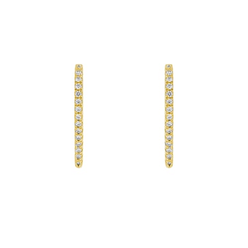 Ohrringe in Herzform mit Lab Grown Diamanten Leia