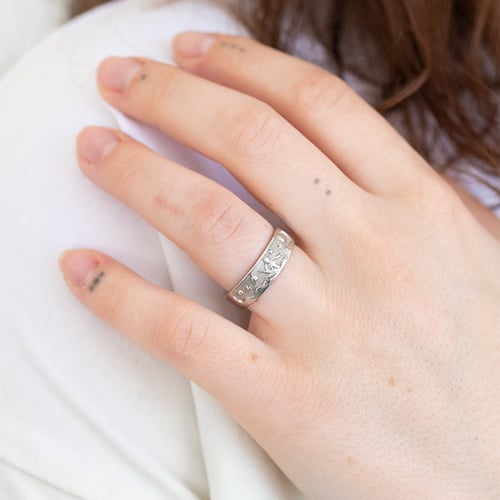 Von Hand gravierte Eheringe Der Kleine Prinz