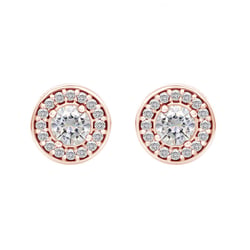 Halo Ohrringe mit Lab Grown Diamanten Zulfikar