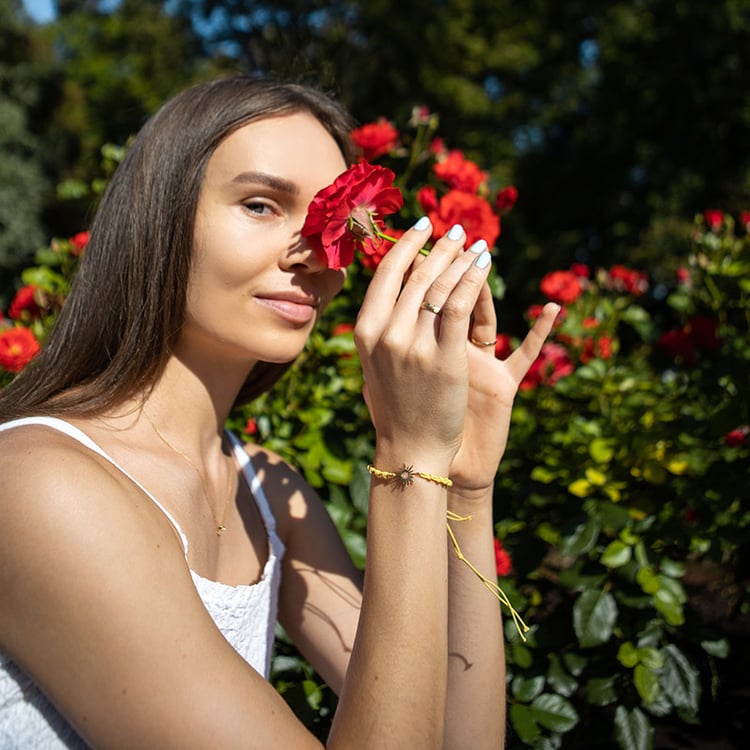 String-Armband mit Sonne Sun 108808