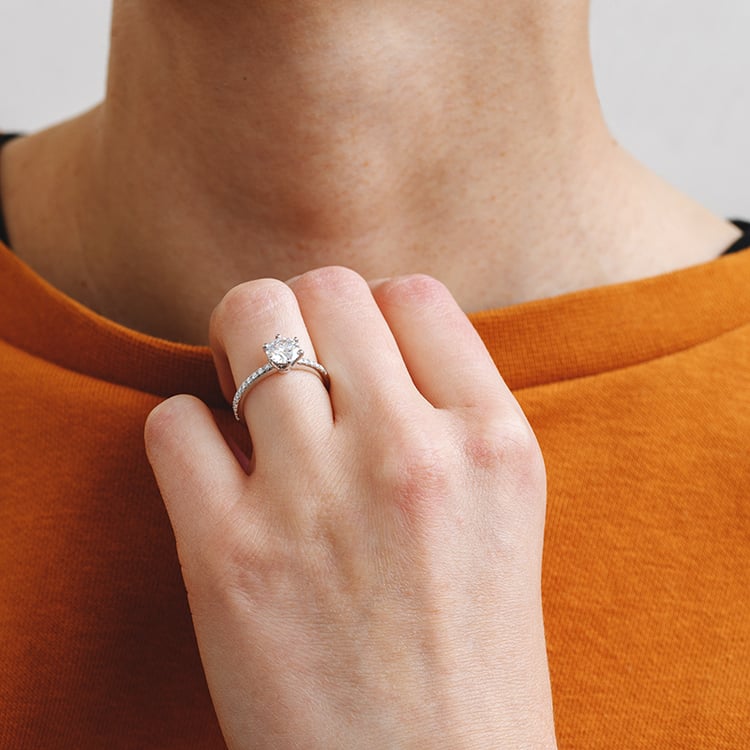 Verlobungsring mit Moissaniten Fabio 133768