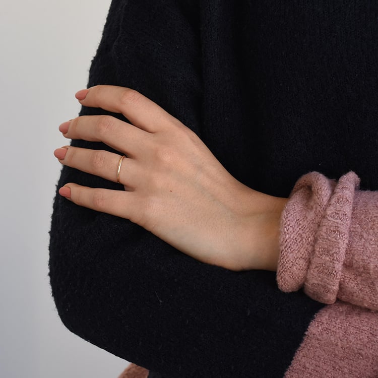 Ring mit zarten Lab Grown Diamanten Olive 101557