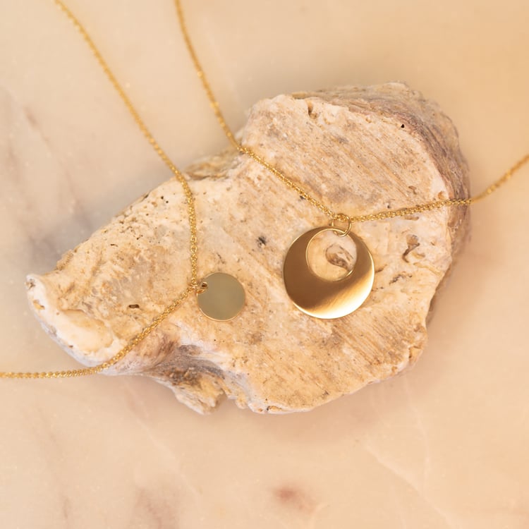 Set aus silbernen Karma Anhängern für Zwei Rivas 99729