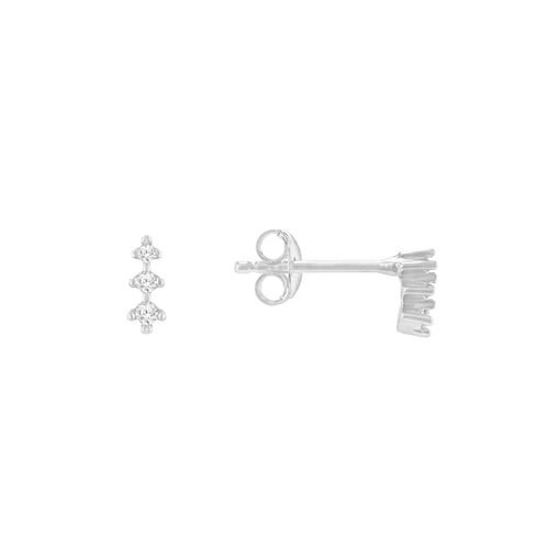 Zarte Ohrstecker mit Diamanten Linus