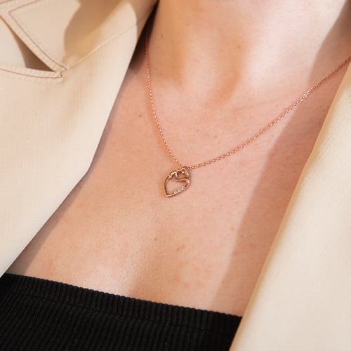 Anhänger Mutter und Kind mit Diamanten Eisa