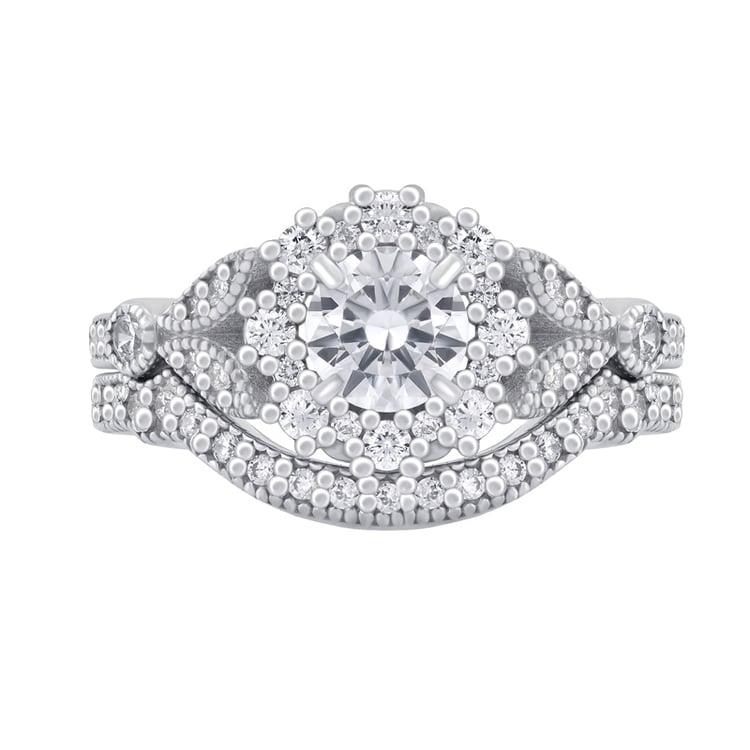 Vintage Ringe Set aus Gold