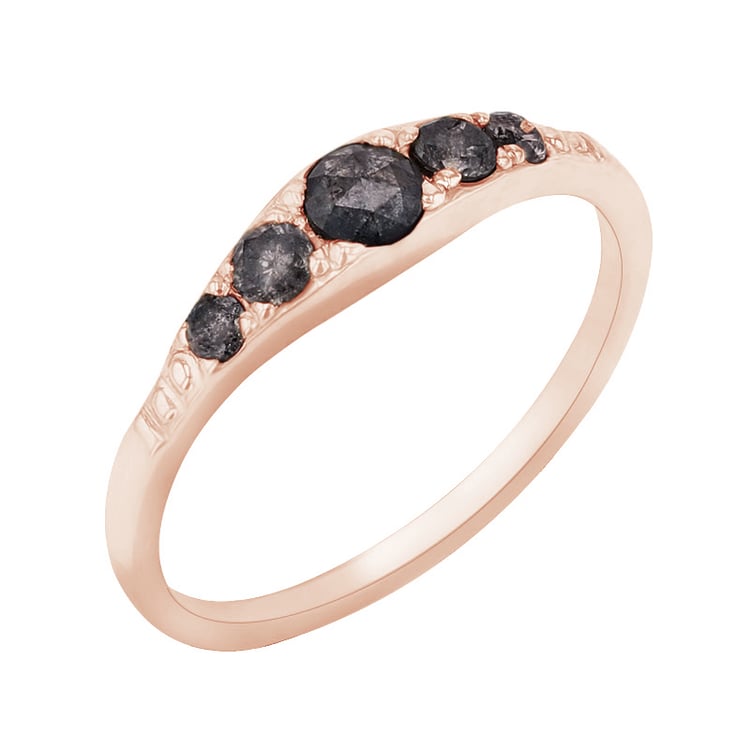 Ring mit einem Salt and Pepper Diamanten Tamir 116643