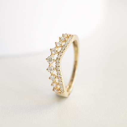 Doppelter Diamantring Hebe