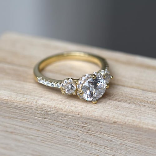 Verlobungsring mit Lab Grown Diamanten Wirk