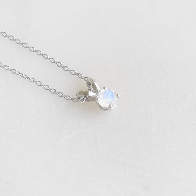 Minimalistische Anhänger mit Mondstein Lalom 93802