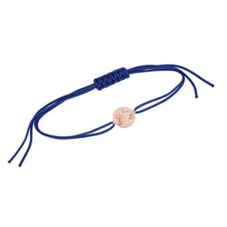 Silbernes Schnurarmband Der Kleine Prinz mit Fuchs