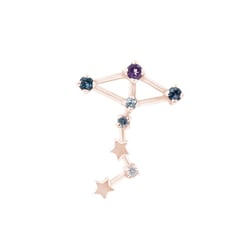 Ohrring mit Sternzeichen Scorpio