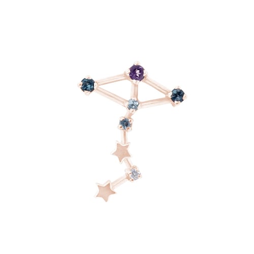 Ohrring mit Sternzeichen Scorpio