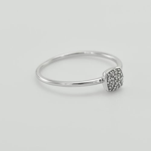 Goldring voller Diamanten Hevela