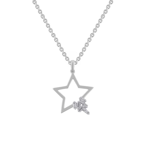 Anhänger aus Gold mit Lab Grown Diamanten in Stern-Form Ryanna
