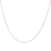 Venezia Halskette 40 cm aus rosé vergoldetem Silber