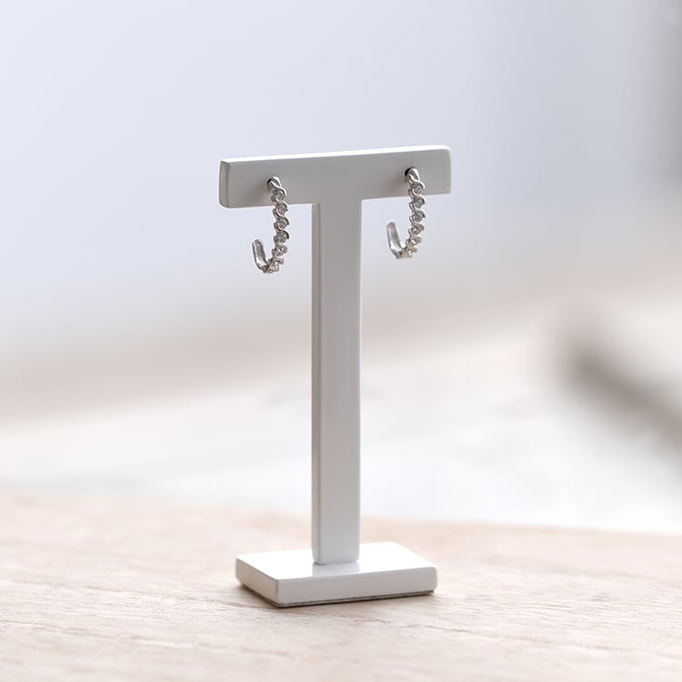 Elegante Creolen aus Gold 585 mit Diamanten Jomol 58354