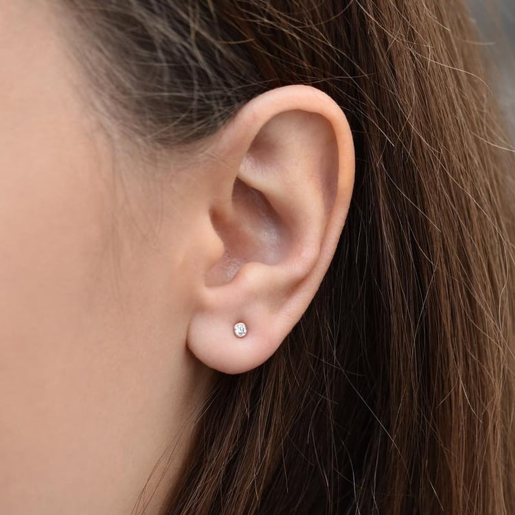 Ohrstecker mit Lab Grown Diamanten Tofine 150222