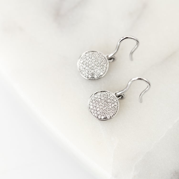 Hängeohrringe mit Lab Grown Diamanten Hallia 130118