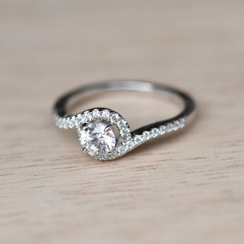 Verlobungsring mit Lab Grown Diamanten Elaine