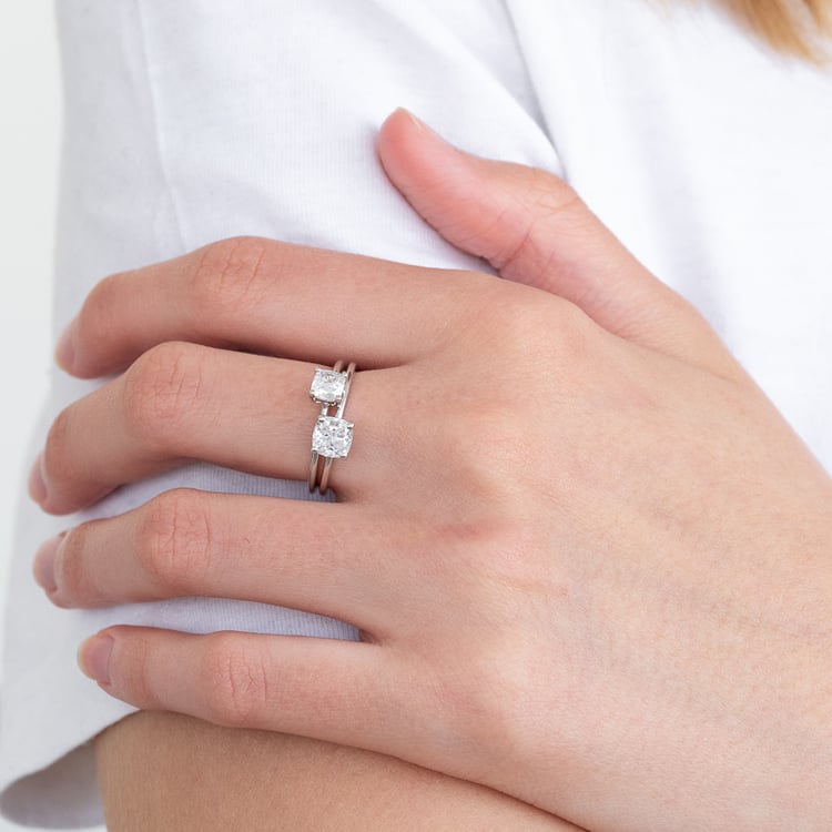 Verlobungsring mit einem Lab Grown Diamanten in Kissenform Macey 142705