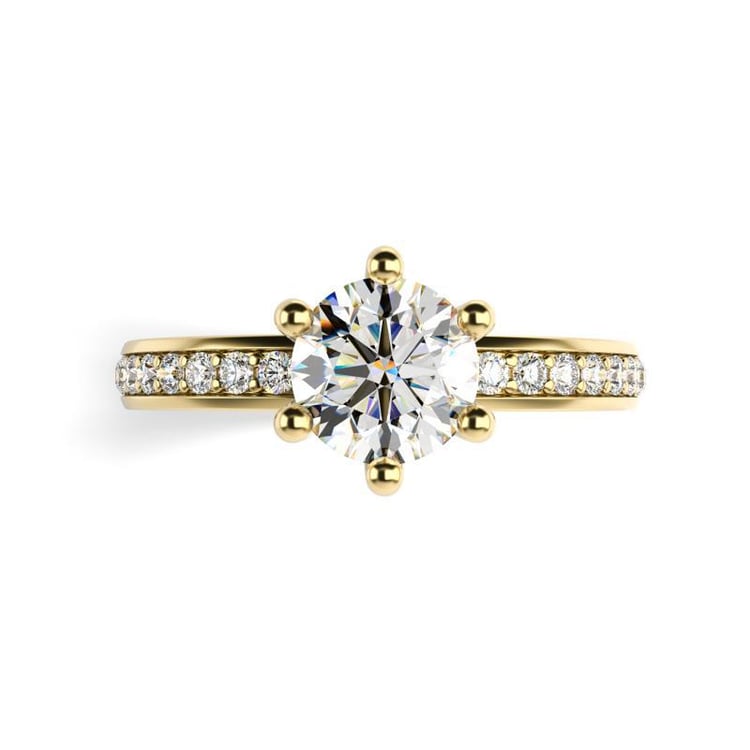 Diamantring aus Gold 16001