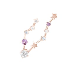 Ohrring mit Sternzeichen Pisces