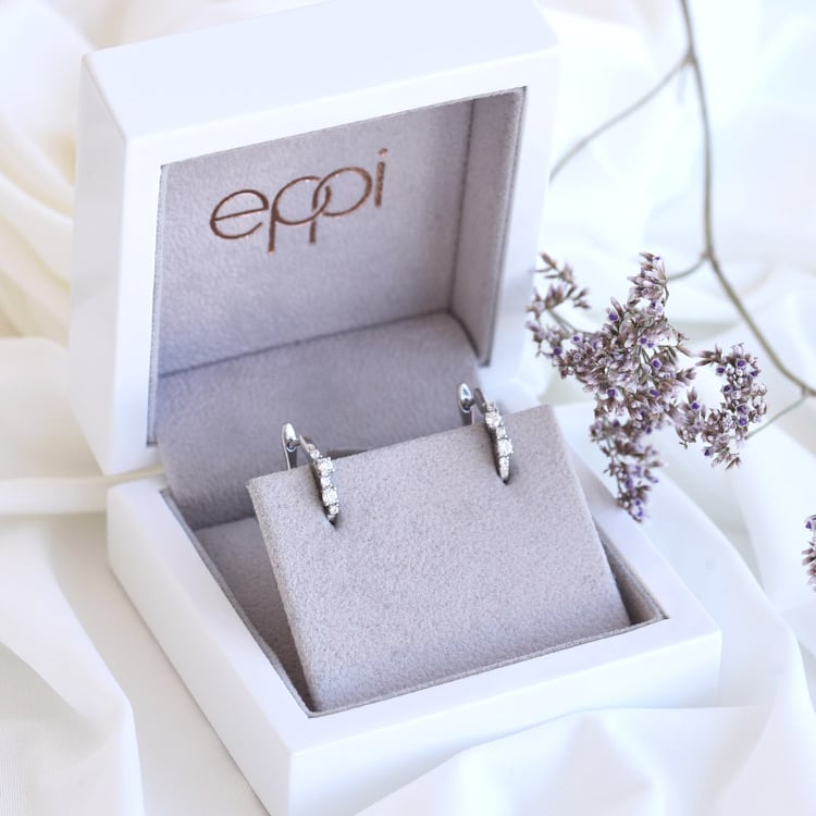 Creolen mit Diamanten Halian 80541